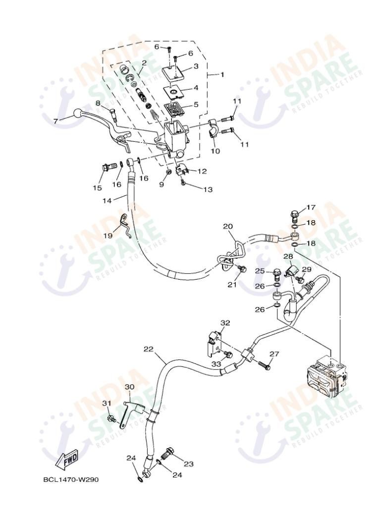 FRONT MASTER CYLINDER